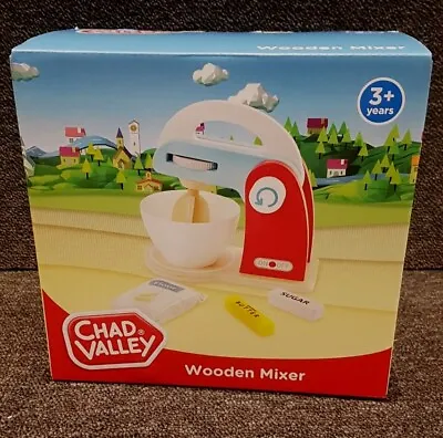 Chad Valley Wooden Kitchen Stand Mixer Brand New SEALED Kids Toy 3 Years+ • £14.95