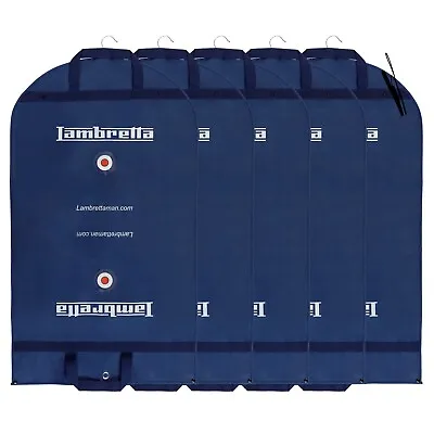 5 X Lambretta Luxury Travel Suit Clothes Carrier Cover Garment Bag Zipped • £29.99