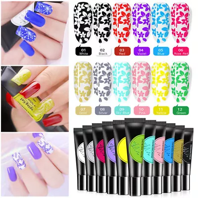 Nail Art Stamp Gel Polish Stamping Plates Soak Off Painting Gel Varnish  ♯ • $2