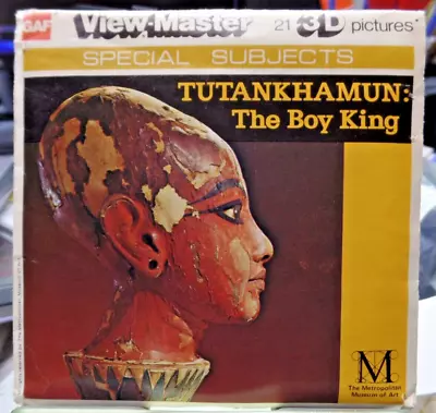 Tutankhamun: The Boy King View-Master Pack Complete Catalog Book Reels Flaps • $24.99
