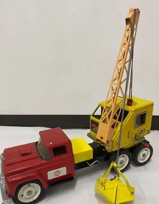 Marusan Tin Toy Crane Truck F/S FEDEX • $314.90