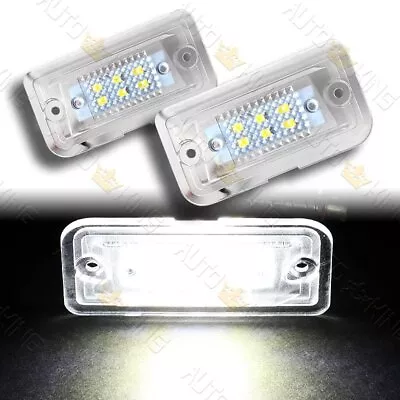 Fit Mercedes Benz W203 A209 C209 R199 R230 White Led License Plate Light Lamp • $13.35