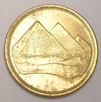 1984 Egypt Egyptian 5 Piastres Pyramids Coin XF • $3.19