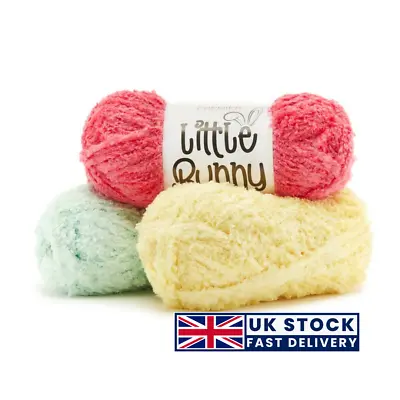 PREMIER® Little Bunny Soft 100g - Chunky Plush Amigurumi Yarn - UK only • £4.99