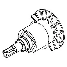 Original Milwaukee Part # 16-07-2673 Rotor Assembly • $48.41