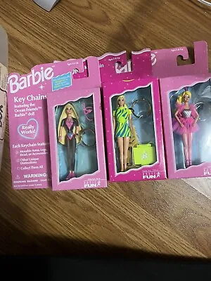 $32 • Buy Vintage Barbie Mattel Keychains Lot Of 3, New In Box, 90s Barbies