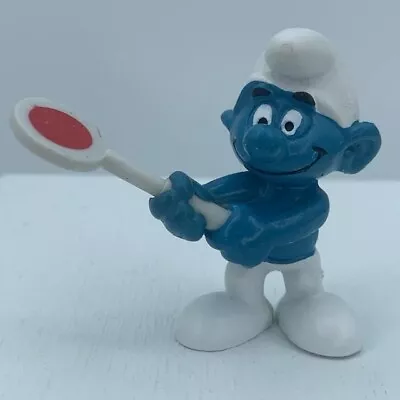 Smurfs 20154 Traffic Crossing Smurf Patrol Sign Vtg PVC Figure Schleich Figurine • $29.97