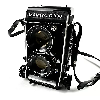 Mamiya C330 Pro Medium Format Camera (80mm And 135mm Lens) Filters Viewfinder • $399