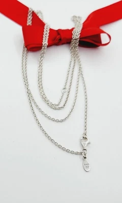 $79 • Buy New Authentic Pandora Sterling Silver Classic Cable Chain Necklace 90cm 590412 