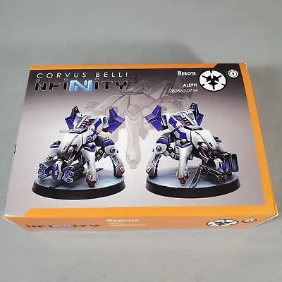 Corvus Belli Infinity 734 Aleph Rebots Set Of 2 Robot Miniatures COR280860 New • $44.99