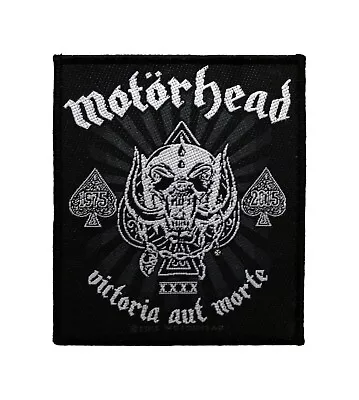 Motorhead Victoria Aut Morte Woven Sew On Battle Jacket Patch - Licensed 091-18 • $6.50