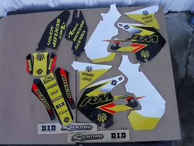 FLU Designs PTS5  Team Graphics Suzuki  RM125 RM250  1999  2000  • $51.99