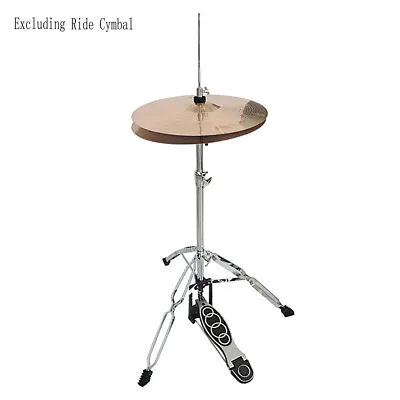 Professional Pedal Control Style Drum High Hat Cymbal Stand With Pedal Silver • $37.12