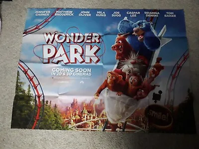 Wonder Park Original Uk Quad Poster Mila Kunis Matthew Broderick 2019 • £4.99