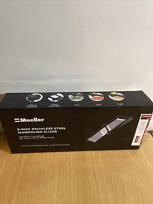 Mueller 3-way Mandolin Slicer For Kitchen Stainless Steel Slice Or Julienne • $34.99