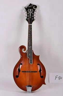 Expdited Shipping: Hand Carved Solid Spruce Top F Style Mandolins Tool & Gig Bag • $475