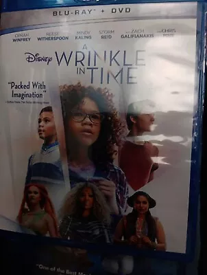 A Wrinkle In Time (Blu-ray 2018) Oprah Winfrey Reese Witherspoon Mindy Kaling • $5