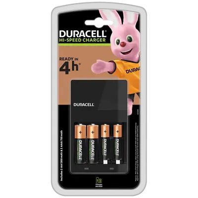 £17.49 • Buy Duracell Charger 45min Charge/4Hour Use  For AA/AAA  2xAA -2 AAA Batteries CEF14