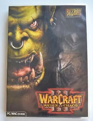 Warcraft III: Reign Of Chaos (PC: MAC/Windows 2003) Complete PC Game • $17.50