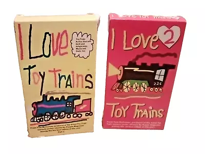 I Love Toy Trains VHS Parts 1-2 1994 TM Books Video EX. • $14.49