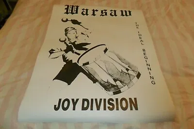 JOY DIVISION - WARSAW IDEAL BEGINNING ORIG 80's POSTER PUNK ROCK NEW ORDER EX • £295