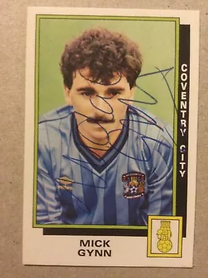 Micky Gynn Coventry City Signed Panini Football 86 Sticker • £2.50