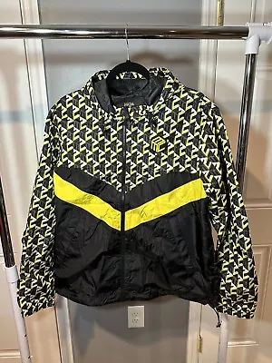 Large: New MCM Men’s Cubic Monogram Windbreaker Jacket In ECONYL® ($890 RETAIL!) • $250