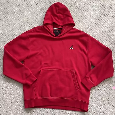 Nike Air JordanMen’s Hoodie Red Pullover Size Large • $22