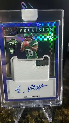 🔥TRI PATCH RPA! Elijah Moore Precision One 21 Panini One #316 /49 NY Jets RC🔥 • $99.99