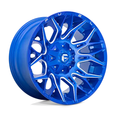 20 Inch Blue Wheel Rim Ford F250 F350 SuperDuty Fuel Offroad D770 Twitch 20x9  • $391