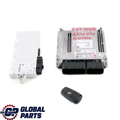 £349.99 • Buy BMW E87 E90 E91 120d 320d M47N2 163HP ECU Kit DDE 7795845 CAS2 + Key Automatic
