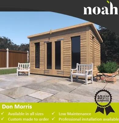 8x6-14x12 'Don Morris' Wooden Garden Shed/Studio/Summerhouse HeavyDuty Tanalised • £1332