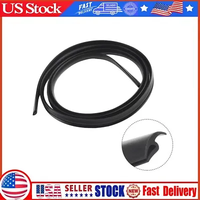2m Seal Strip Trim For Car Front Windshield Sunroof Weatherstrip Rubber Black • $8.41