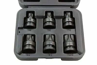 Us Pro 1/2  Drive Torx Impact Socket Set Star T55 T60 T70 T80 T90 T100 3716 • £24.95