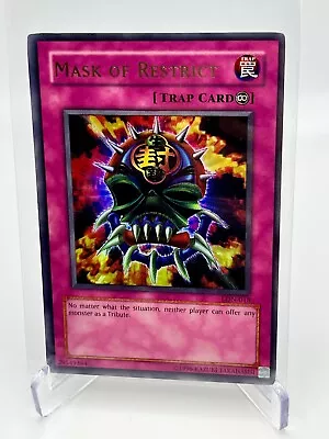 Yugioh Mask Of Restrict LON-018 Ultra Rare 1st Ed LP • $13.78