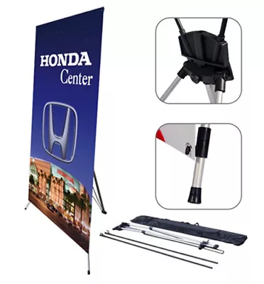 X Banner Stand Tripod Trade Show Display Medium 32 X72  10 PCS  • $170