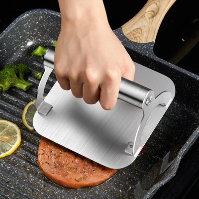 £14.37 • Buy Beef Burger Press Antirust Meat Press Smooth Portable For Steaks Panini Sandwich