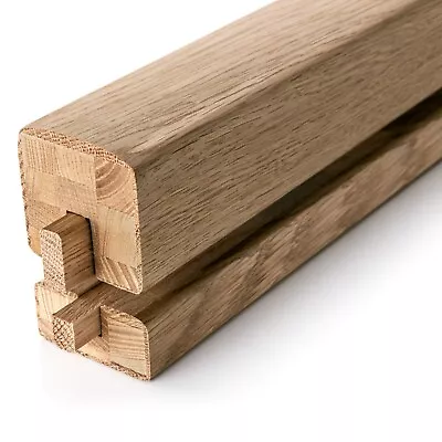 White Oak Icon Handrail & Baserail Set For Glass Panel 8mm & 10mm • £74.09