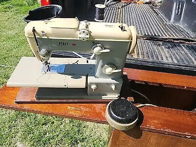 $49.99 • Buy Pfaff 360 Sewing Machine Pedal Extension Table As Is Dirty Runs Needs Service