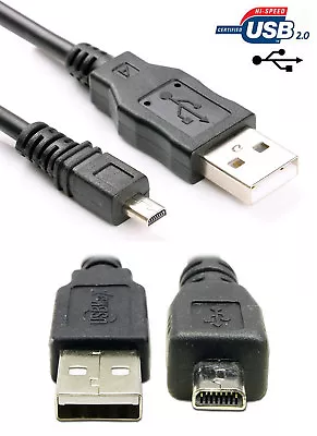 USB Data Cable F/ Panasonic DMC-GF6K DMC-GF6W DMC-GF6X DMC-GX7 DMC-GX7C DMC-GX7K • $5.49