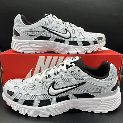 Nike P-6000 Running Shoes Pure Platinum Black White CD6404-006 Mens Sizes NEW • $75