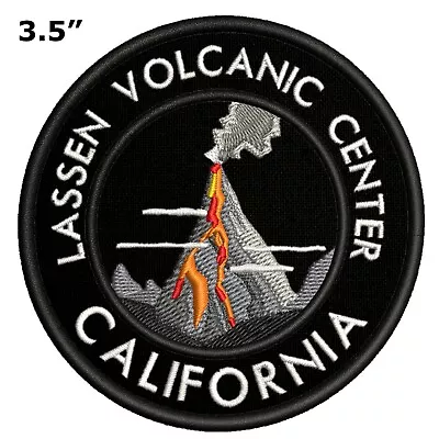 Lassen Volcano Center CA Patch Embroidered Iron-on Applique Nature Adventure • $5.50