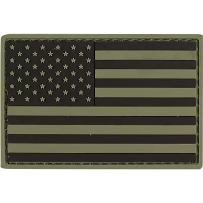 Voodoo Tactical 07-0999004000 OD Green Rubber USA Flag Morale Patch • $8.36