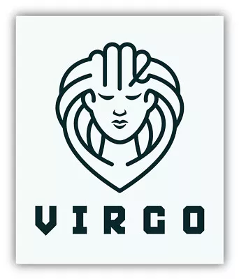 Virgo Zodiac Sign Vinyl Sticker Decal • $2.75