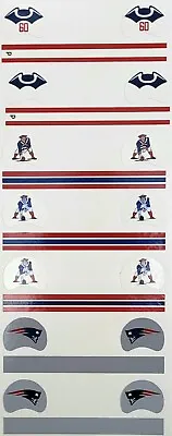 New England Patriots Helmet Logo Timeline Custom Gumball Decal • $10
