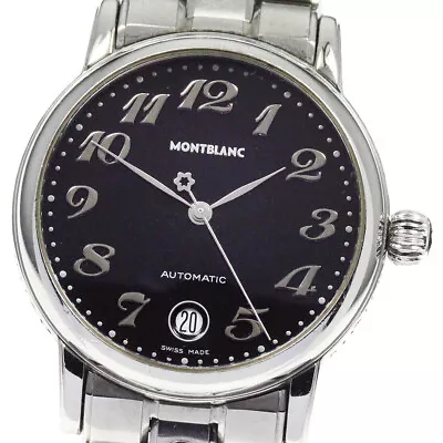 MONTBLANC Meisterstück 7019 Date Black Dial Automatic Men's Watch_811316 • $767.79