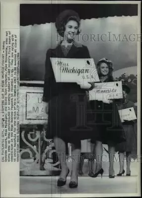 1966 Press Photo Nancy Gerarde Ackert Miss America Contestant For 1967 Crown • $19.99