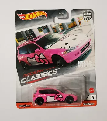 HOT WHEELS 1:64 Modern Classics Honda Civic EG Hello Kitty • $39.99