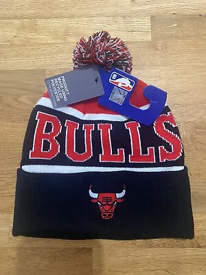 NBA Chicago Bulls Licensed Beanie Adult  Bobble Hat PRIMARK (Basketball) • £2.99