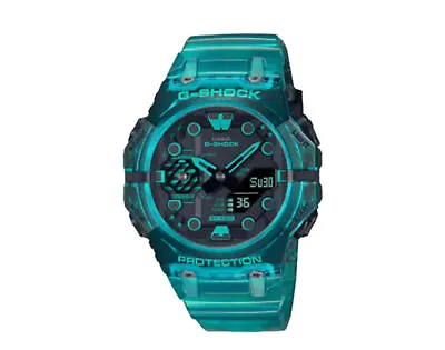 Casio G-Shock GAB001 Analog-Digital Resin Turquoise Bluetooth Watch GAB001G-2A • $130